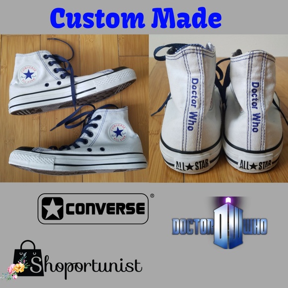dr who converse sneakers